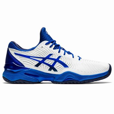 Férfi Asics Court FF Novak Teniszcipő AS5410298 Fehér/Kék